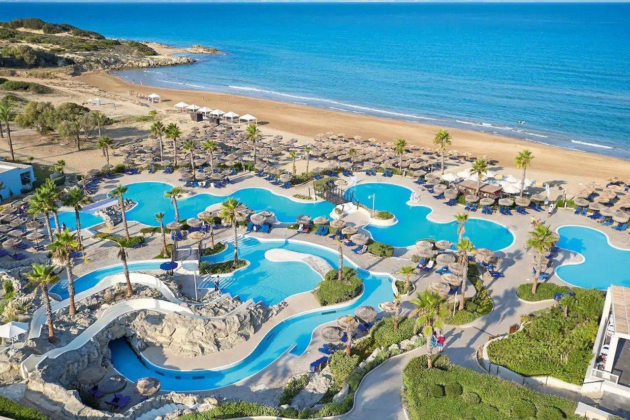 לוטרה קיליניס Grecotel Luxme Palms At Riviera Olympia & Aqua Park מראה חיצוני תמונה