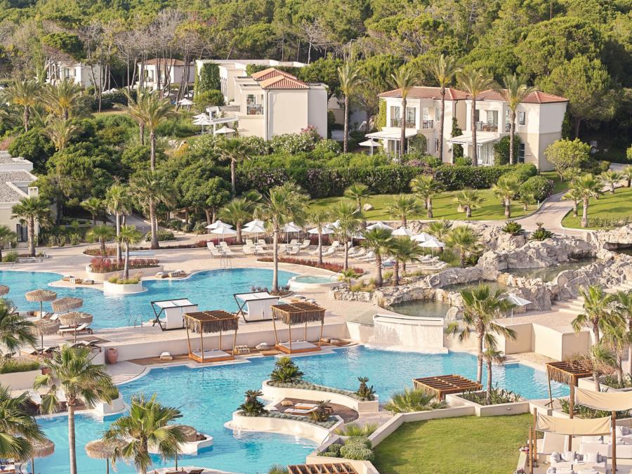 לוטרה קיליניס Grecotel Luxme Palms At Riviera Olympia & Aqua Park מראה חיצוני תמונה